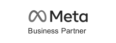 Meta Business Partner logo on a white background