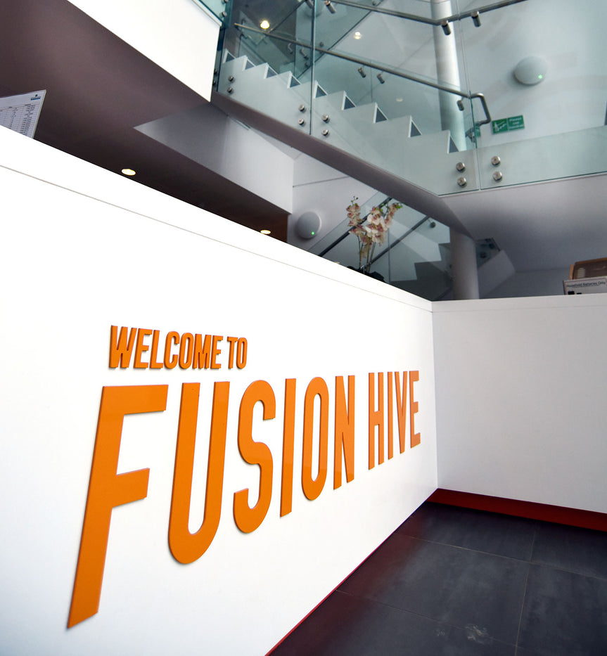 Fusion Hive reception, Fabrik's United Kingdom office in Stockton-on-Tees